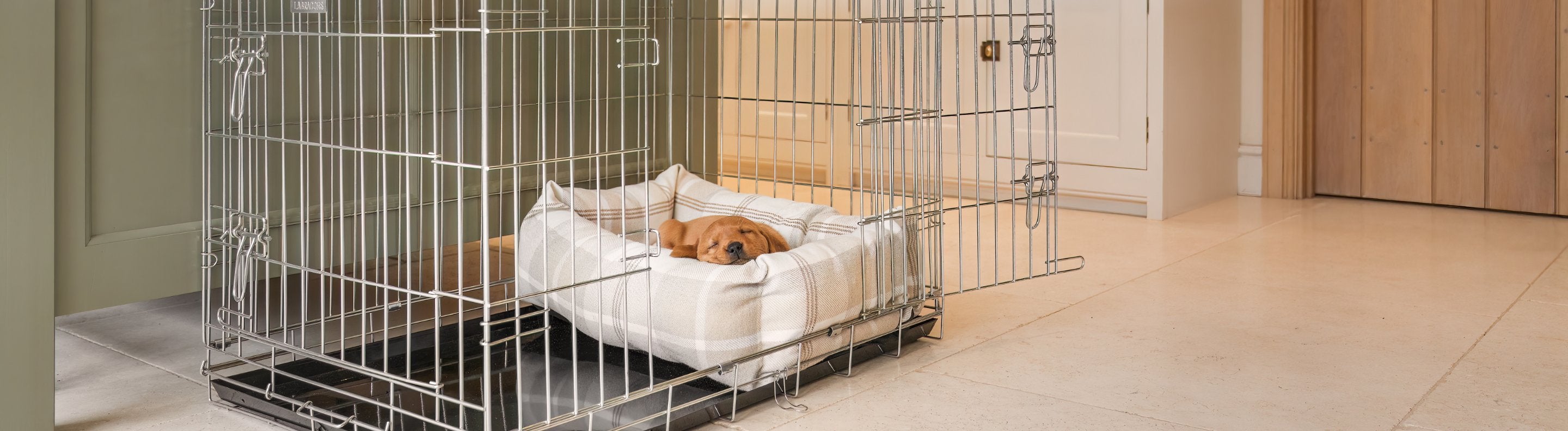 Luxury Puppy Crate Sets and Puppy Crate Bedding Lords & Labradors