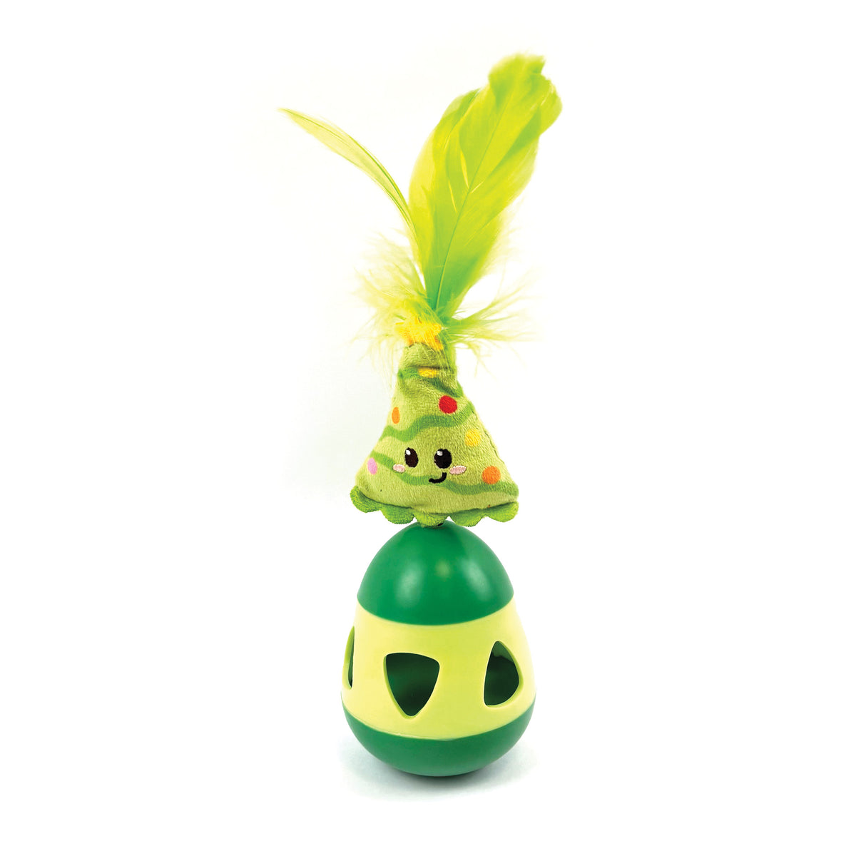 Happy Pet Cooper Christmas Tree Cat Treat Wobbler