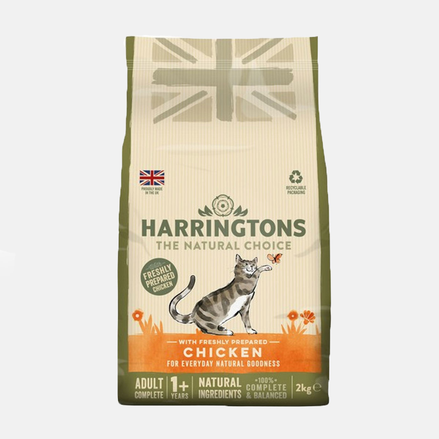 Harringtons Adult Dry Cat Food with Chicken 2KG
