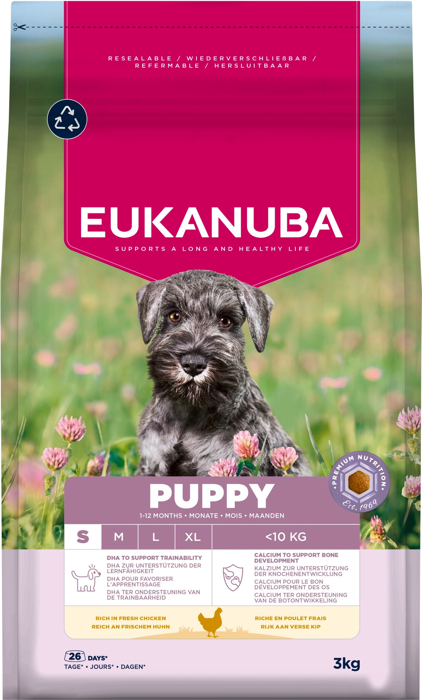 Eukanuba Puppy Small Breed Chicken 3kg