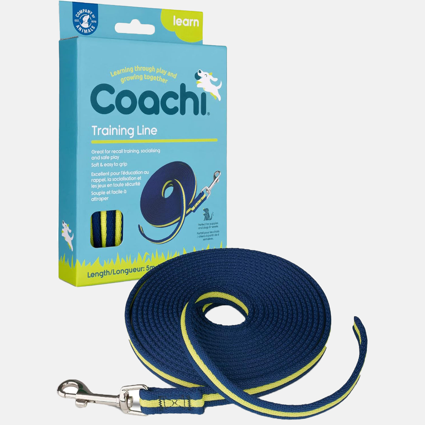 Discover, Coachi Training Line 5m. Available at Lords and Labradors