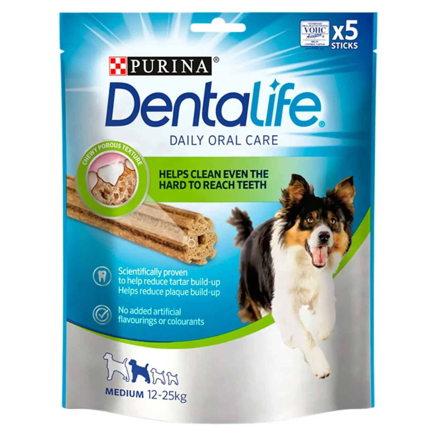 DENTALIFE Medium Dog Dental Chew 5 Sticks (5x23g)