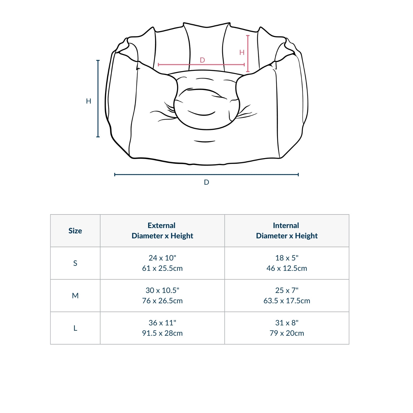 High Wall Bed With Removable Covers in Calming Anti-Anxiety Cream Faux Fur by Lords & Labradors