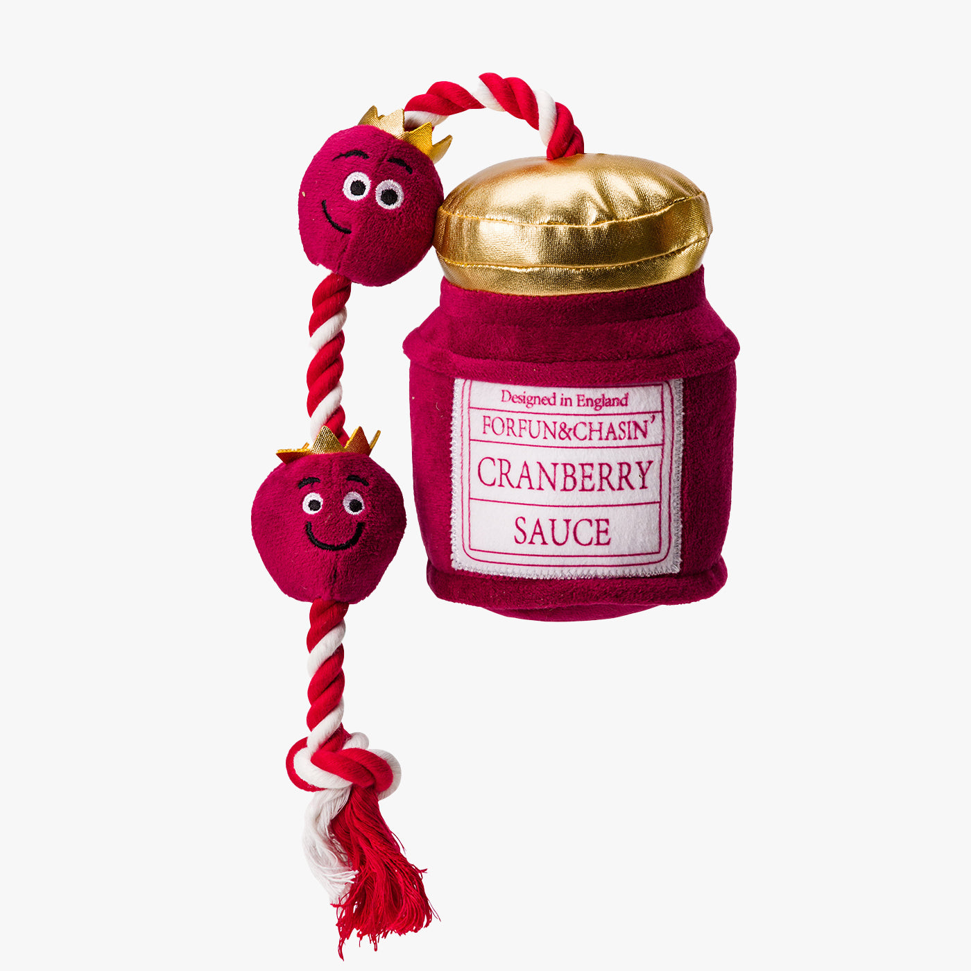 House of Paws Cranberry Sauce Christmas Dog Toy