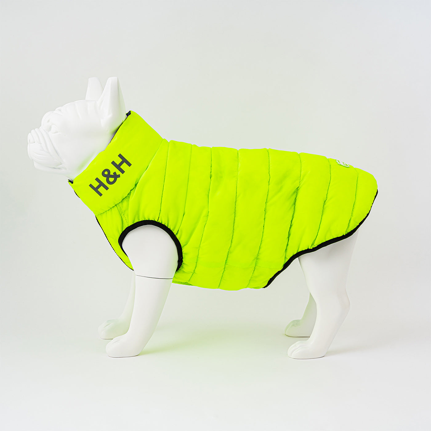 Hugo & Hudson Reversible Green & Navy Puffer Jacket