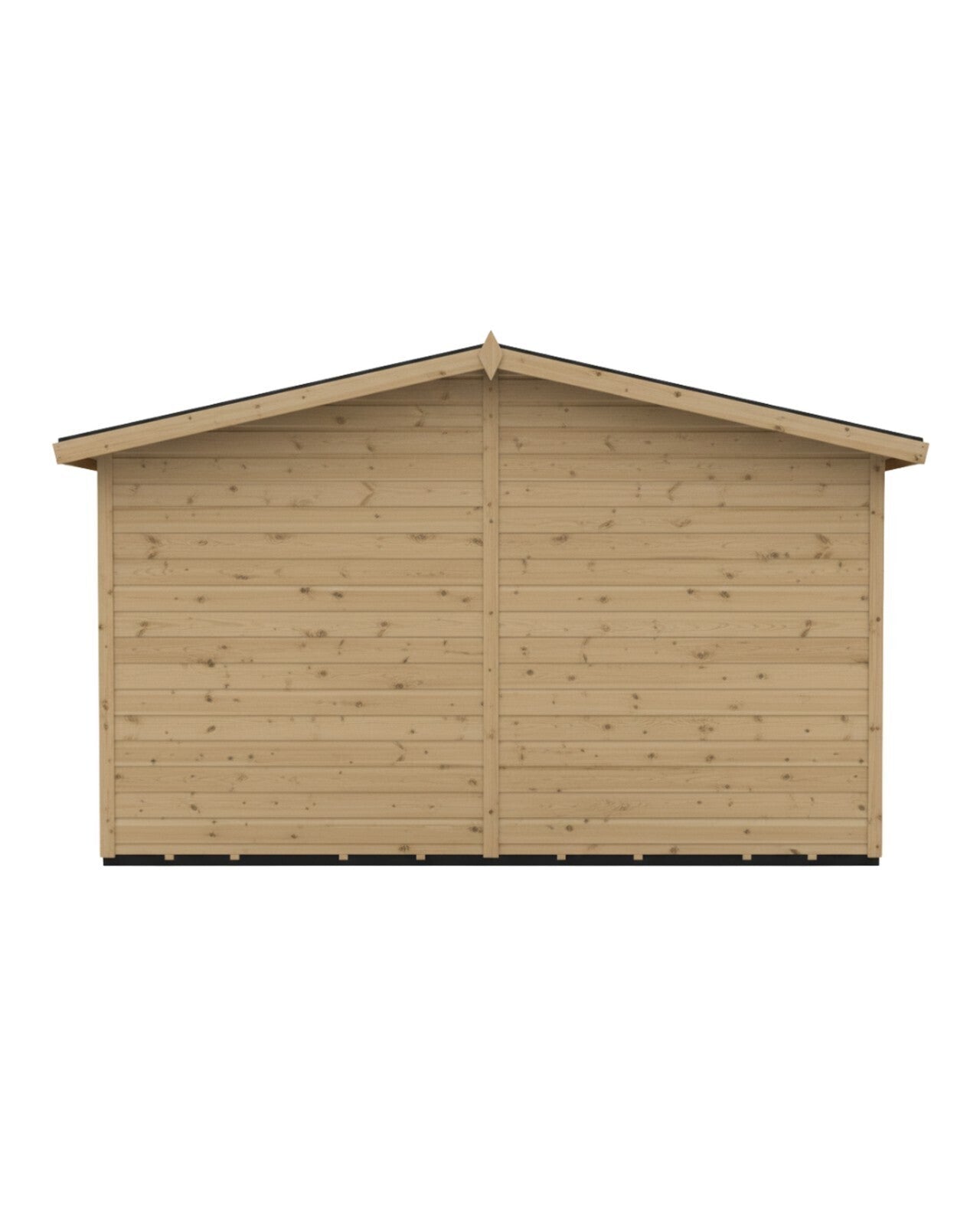 Benchmark Kennels Single Wooden Dog Kennel - 12 x 4ft
