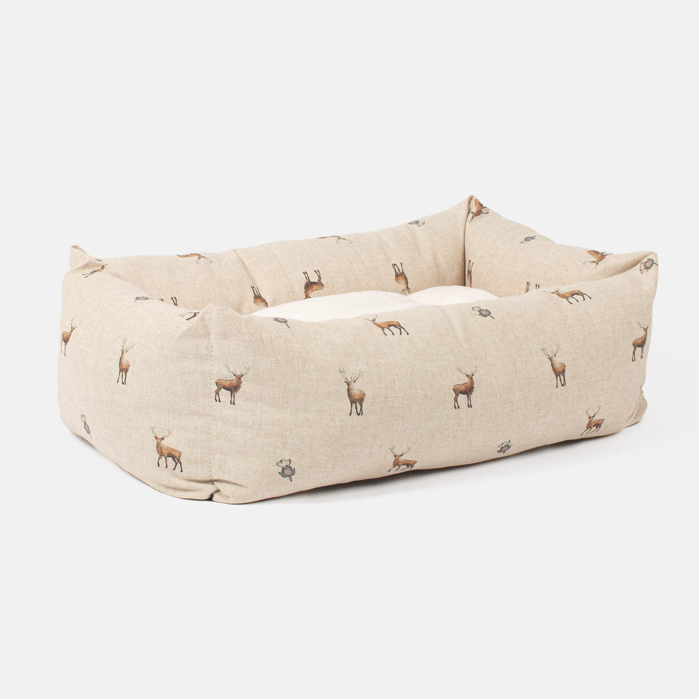 Cosy & Calm Puppy Crate Bed, The Perfect Dog Crate Accessory For The Ultimate Dog Den! In Stunning Woodland Stag! Available To Personalise at Lords & Labradors