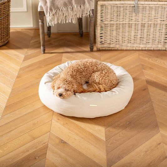 Donut Bed in Savanna Bone by Lords & Labradors