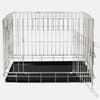 Heavy Duty Deluxe Dog Crate in Silver by Lords & Labradors