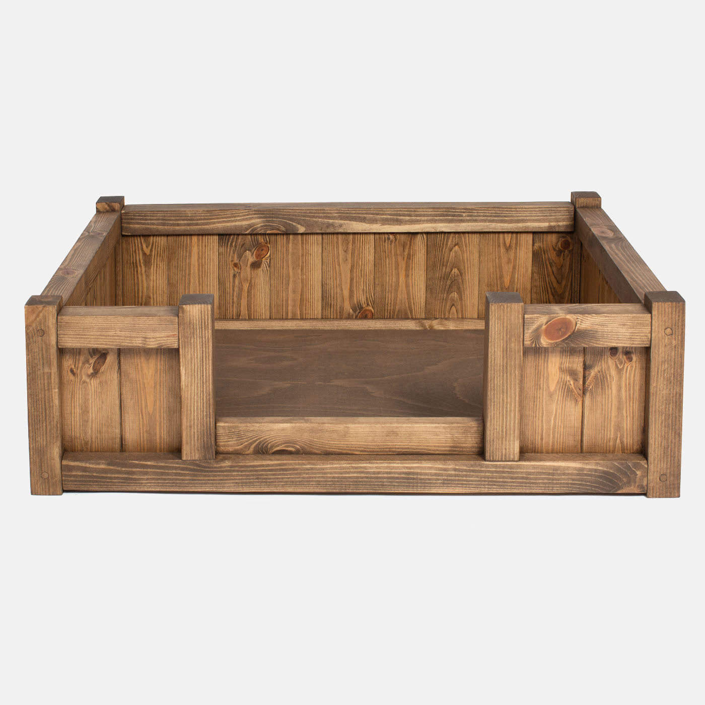 Wooden Rustic Raised Bed Lords Labradors Dog Bed