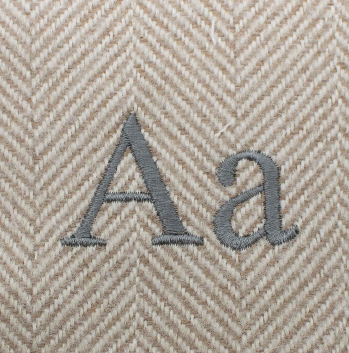 Luxury Dog Crate Cushion, Natural Herringbone Tweed Crate Cushion The Perfect Dog Crate Accessory, Available To Personalise Now at Lords & Labradors