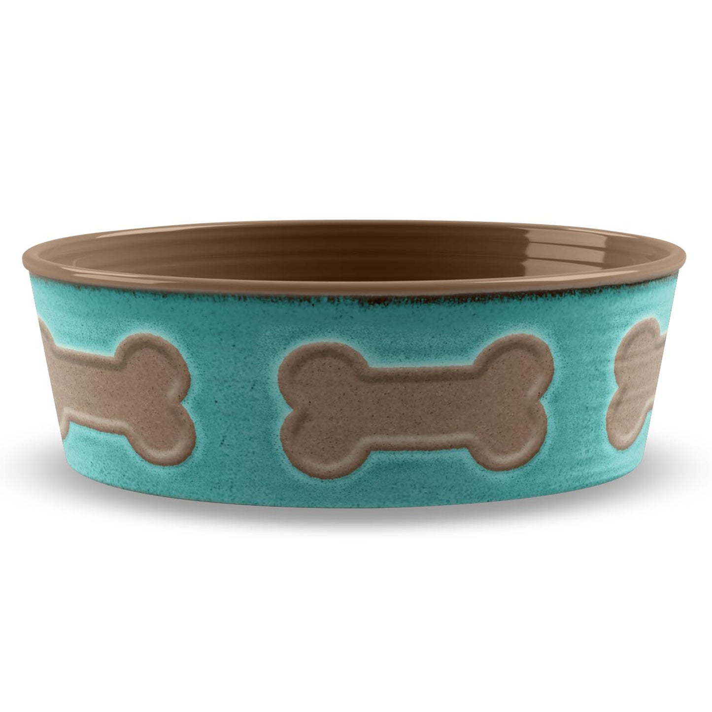 Bone Emboss Pet Bowl Large
