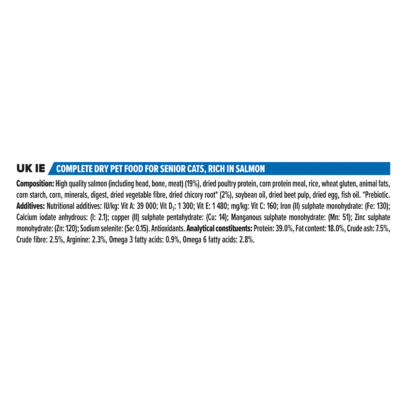 PRO PLAN Original Senior 7+ Dry Cat Food with LONGEVIS Salmon 3KG