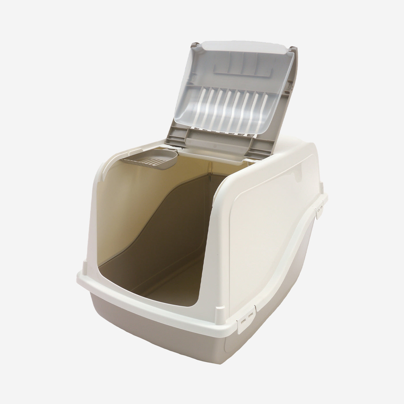 Rosewood Ariel Front Opening Large Cat Toilet Mocha