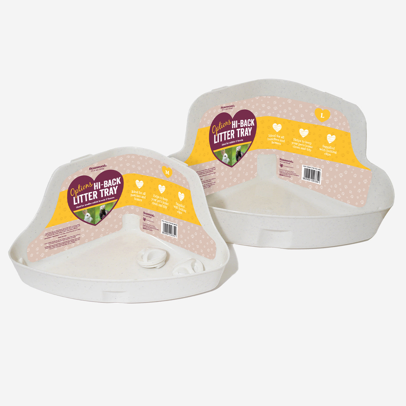 Rosewood Corner Litter Tray