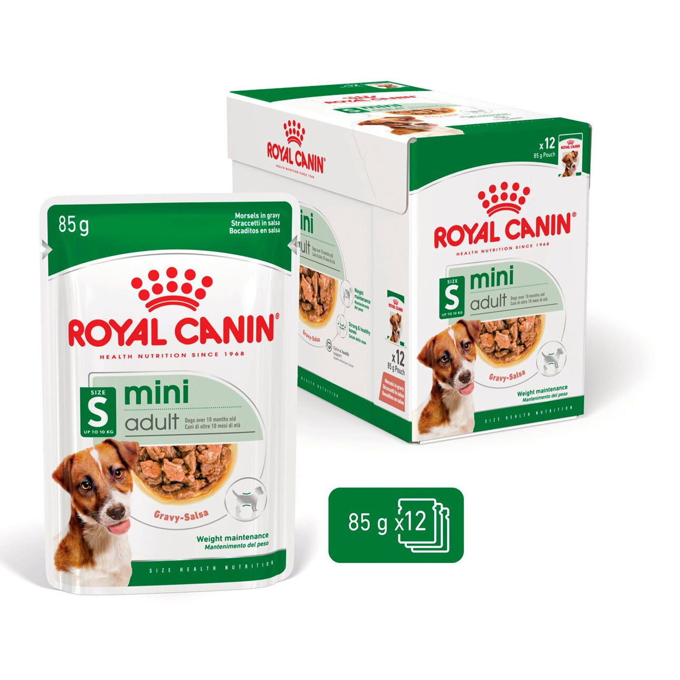 Royal Canin Mini Breed Adult Wet Dog Food (12 x 85g)
