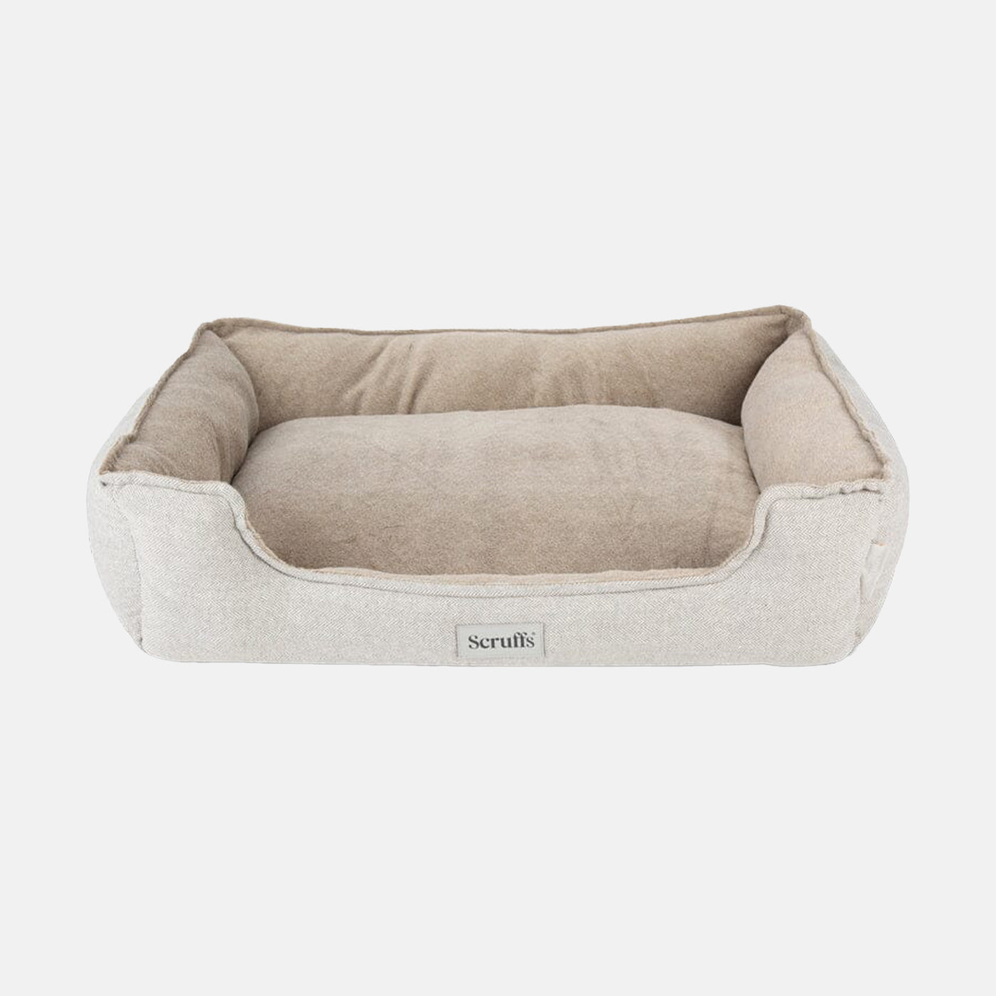 Scruffs Harvard Memory Foam Box Bed - Pearl Grey