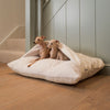 Sleepy Burrows Bed in Ivory Bouclé by Lords & Labradors