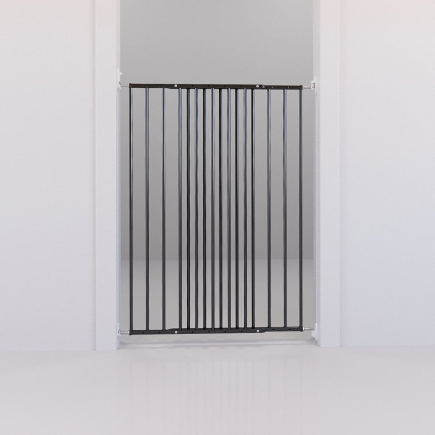 DogSpace Charlie Extra Tall 105cm Extending Pet Gate Black