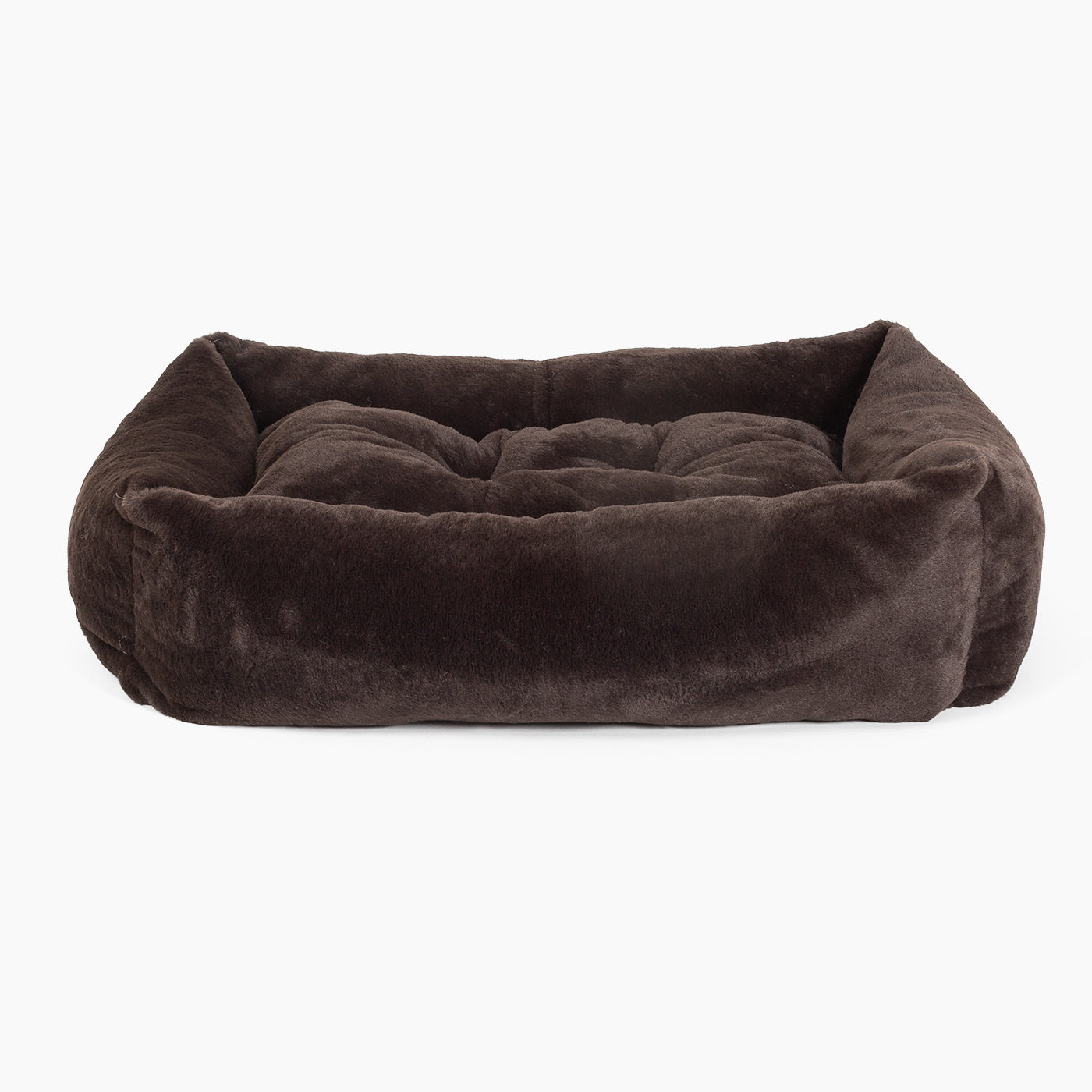 Cosy & Calming Puppy Crate Bed With Removable Covers in Calming Anti-Anxiety Dusk Faux Fur by Lords & Labradors