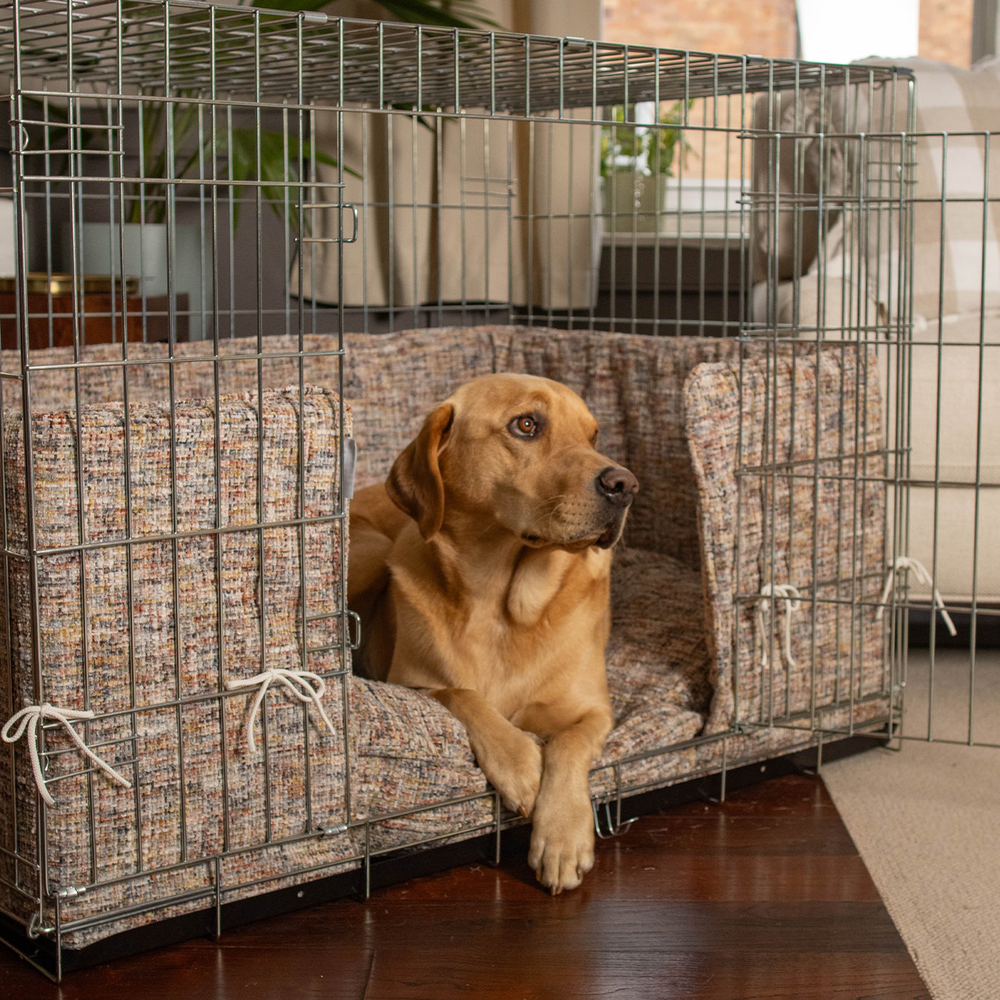 Dog Crate Bumper in Opal Minerals by Lords & Labradors