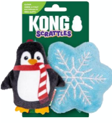 KONG Holiday Scrattles PS 2 Pack