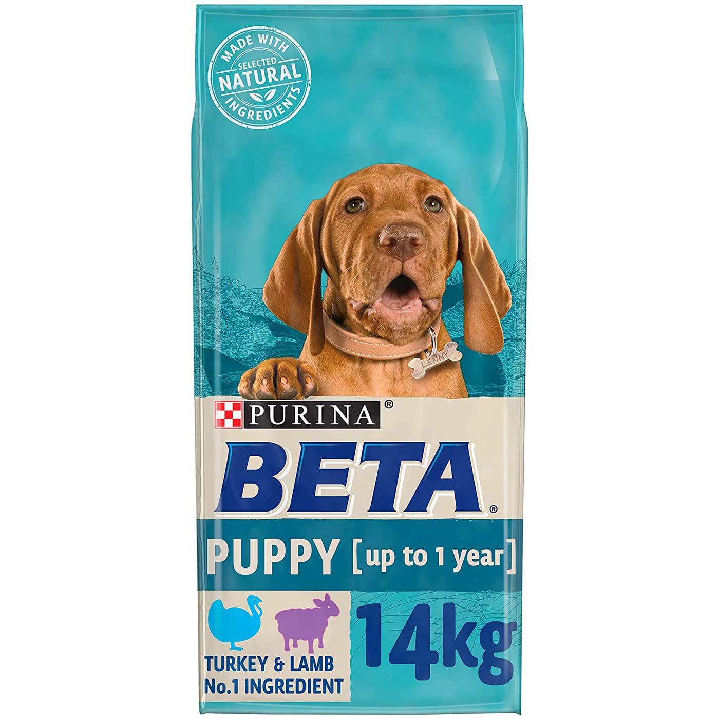 Purina Beta Puppy Dry Dog Food with Turkey & Lamb 14KG