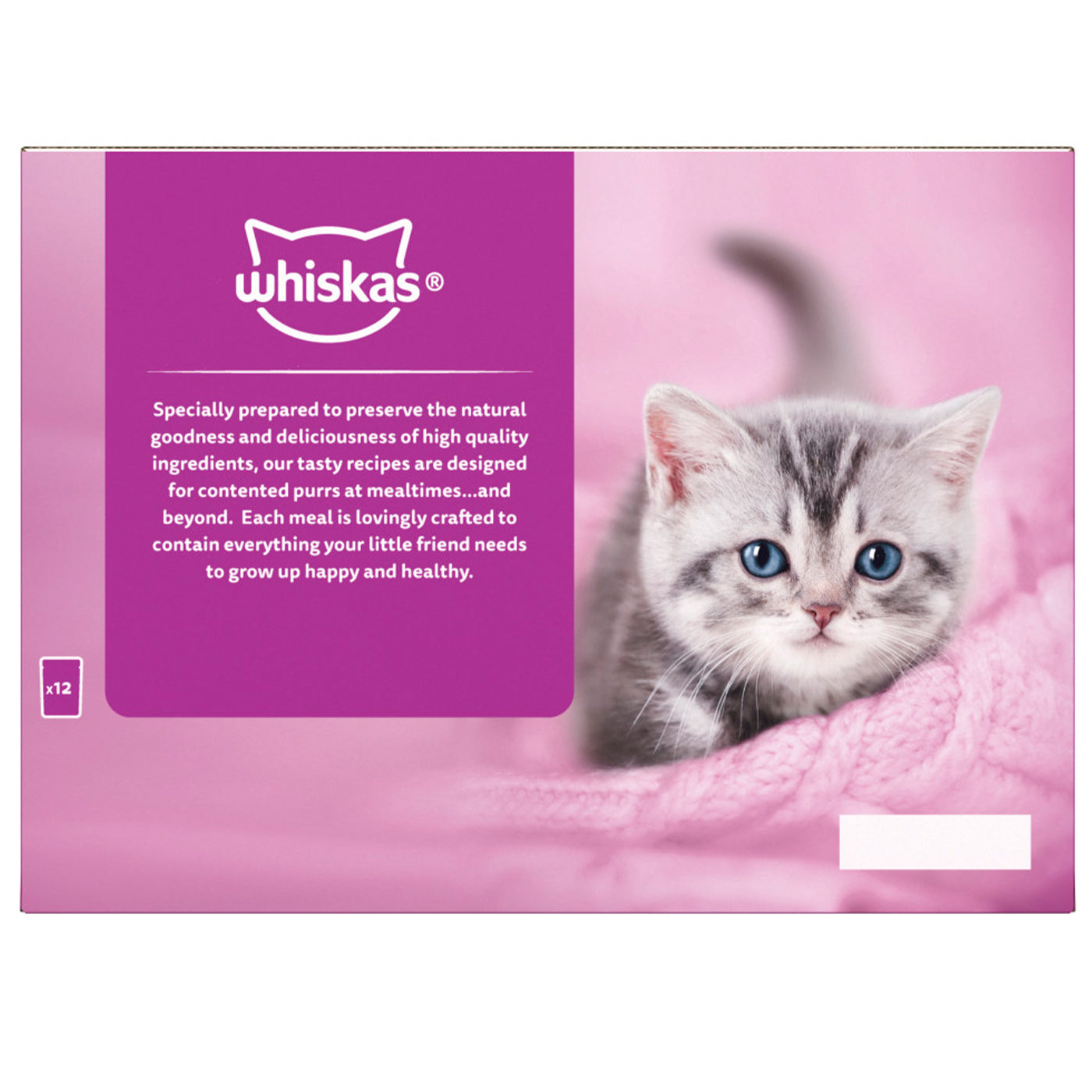 Whiskas 2-12 Months Kitten Fish Favourites in Jelly (12x85g)