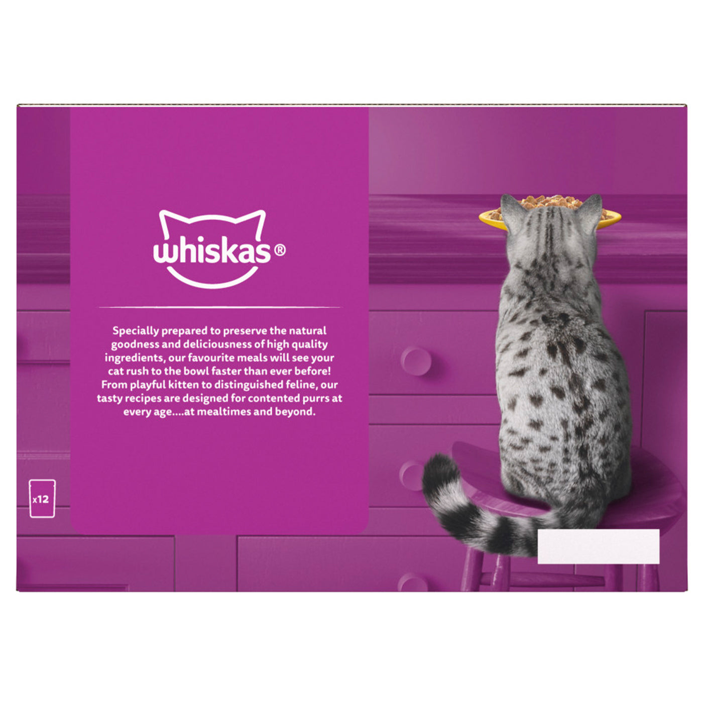 Whiskas 7+ Senior Cat Poultry Feasts in Jelly (12x85g)