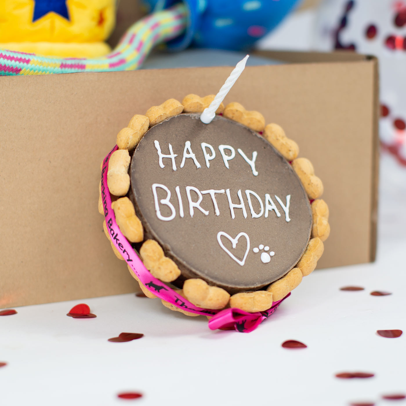 Wish your pooch ‘happy birthday’ with our luxury happy birthday gift box for dogs! Featuring a selection of dog treats and toys for the perfect birthday celebrations! Available now at Lords & Labradors