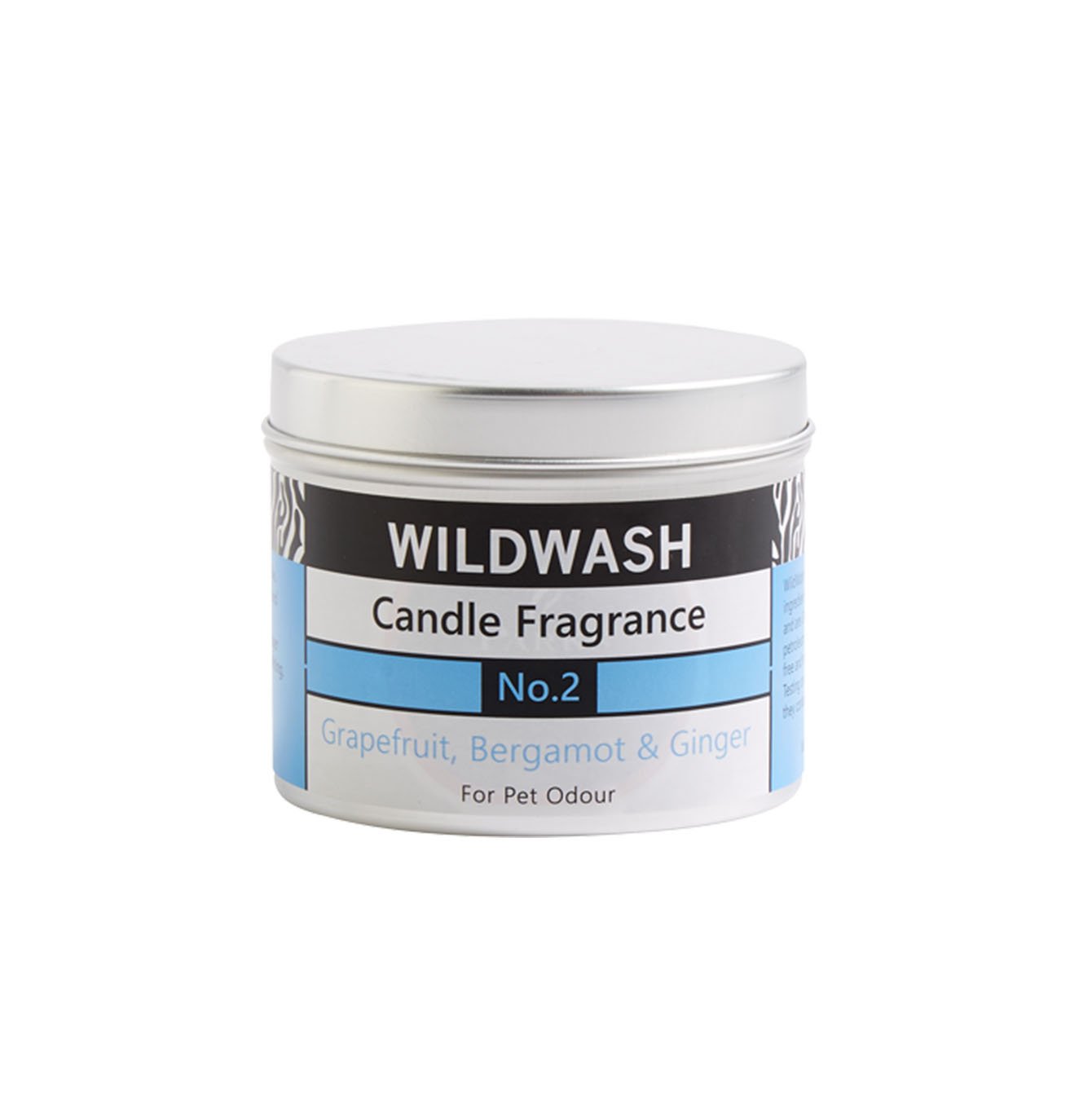 Wildwash grapefruit, bergamot & ginger candle in a tin