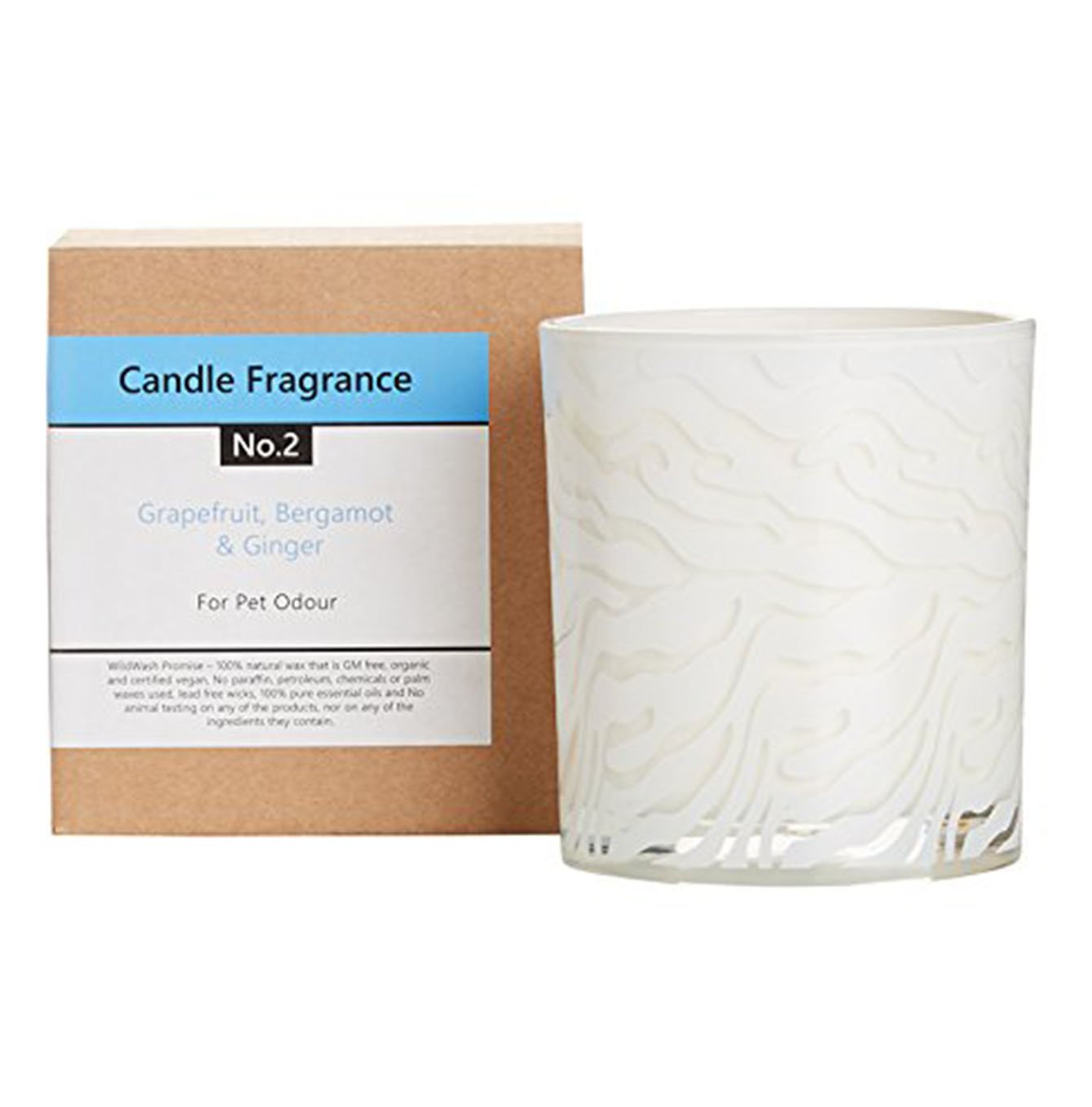 Wildwash grapefruit, bergamot & ginger candle