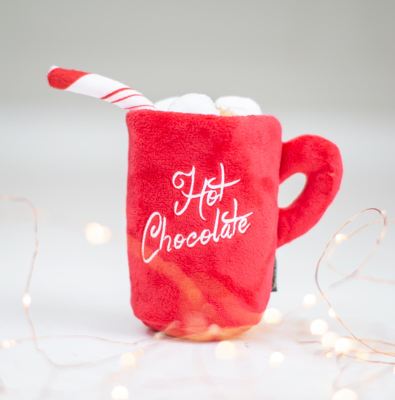 P.L.A.Y hot chocolate plush toy for dogs