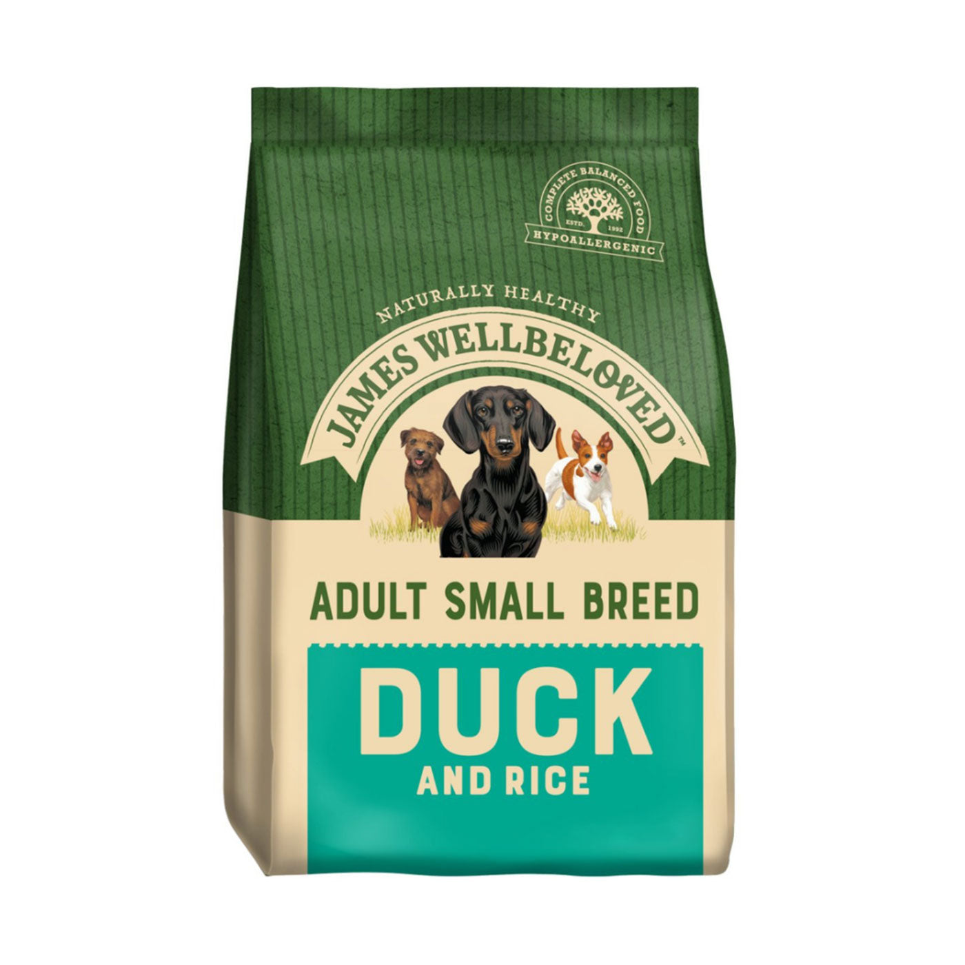 James Wellbeloved Duck & Rice Adult Small Breed Dog Food