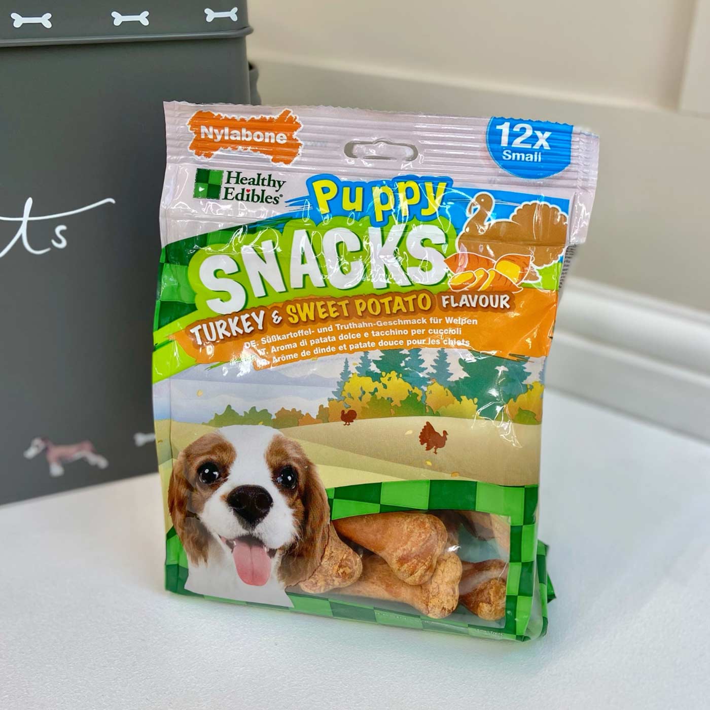 Nylabone Puppy Snacks Turkey and Sweet Potato