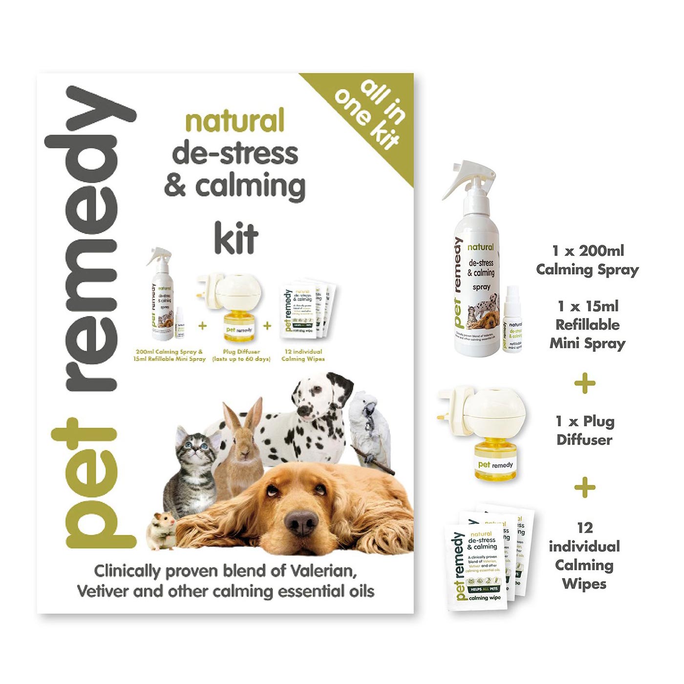 Pet Remedy All In One Calming Kit