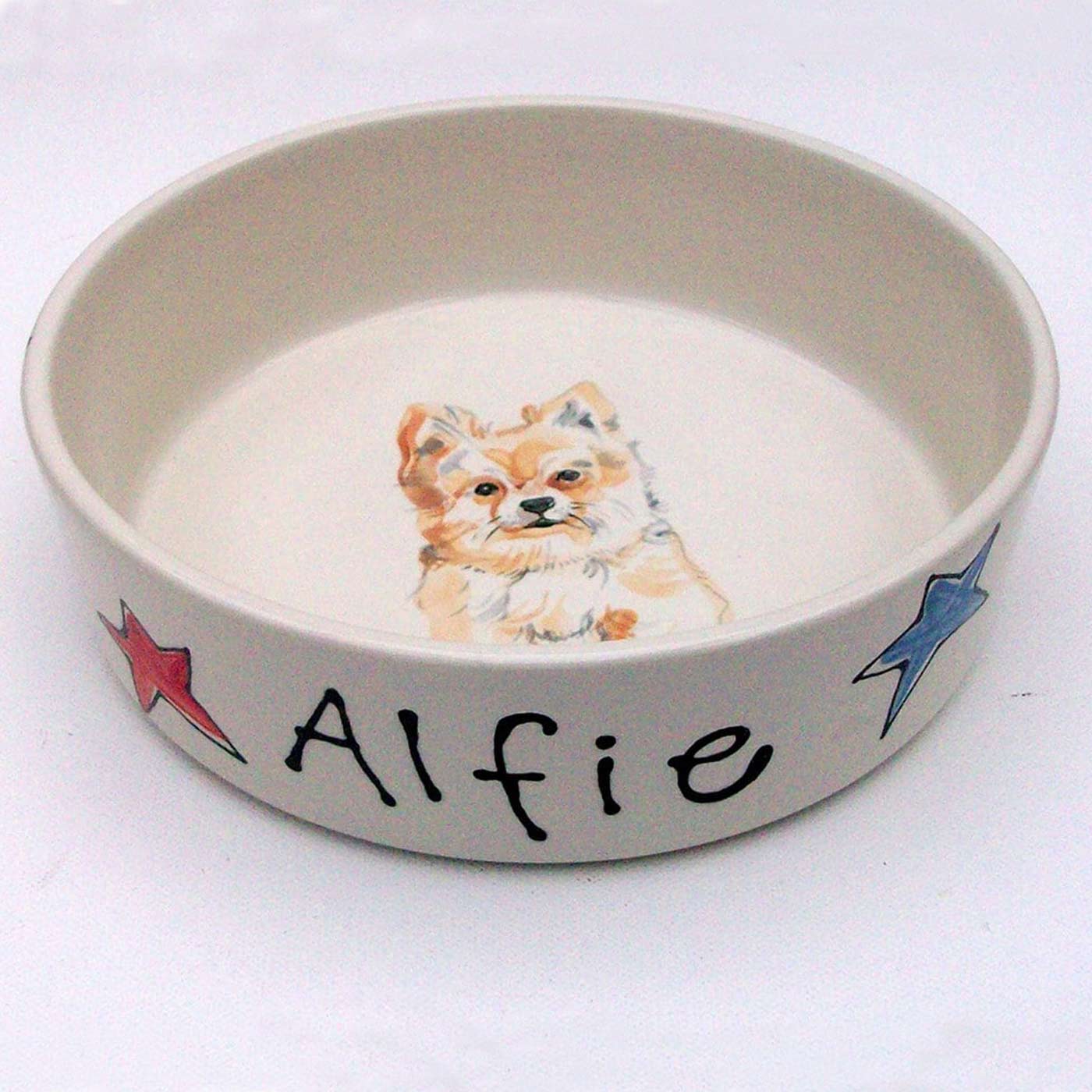 Portrait Dog Bowl by Purple Glaze