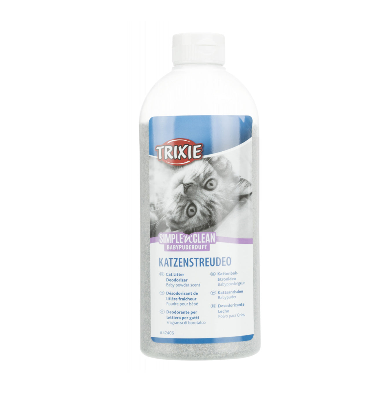 Trixie simple and clean cat litter deodoriser baby poweder