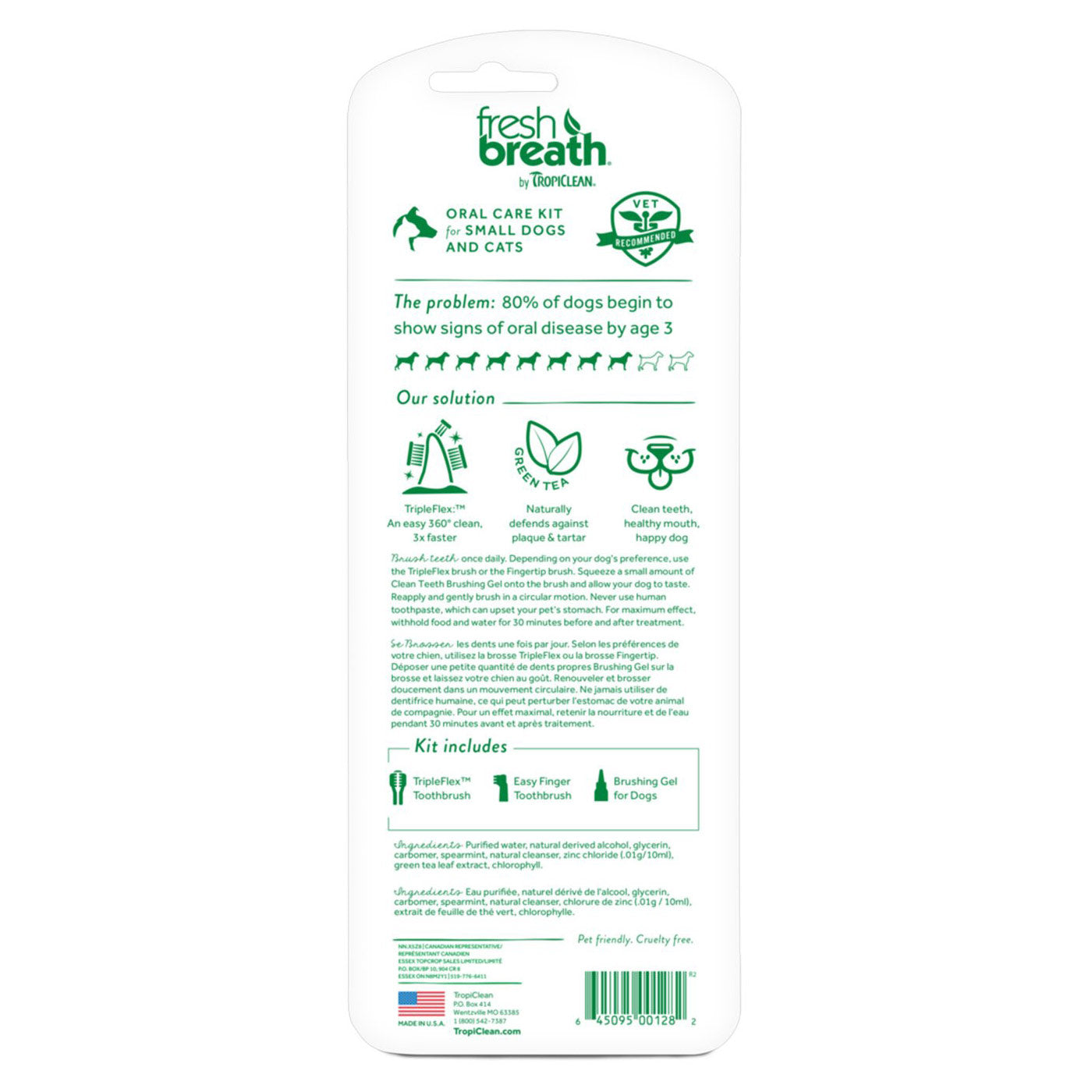 TropiClean Oral Care Kit for Small Dogs