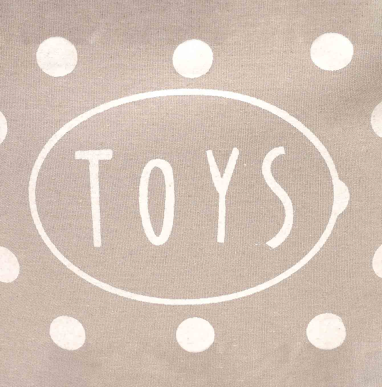 Zoon polka dot toy tidy studio close up