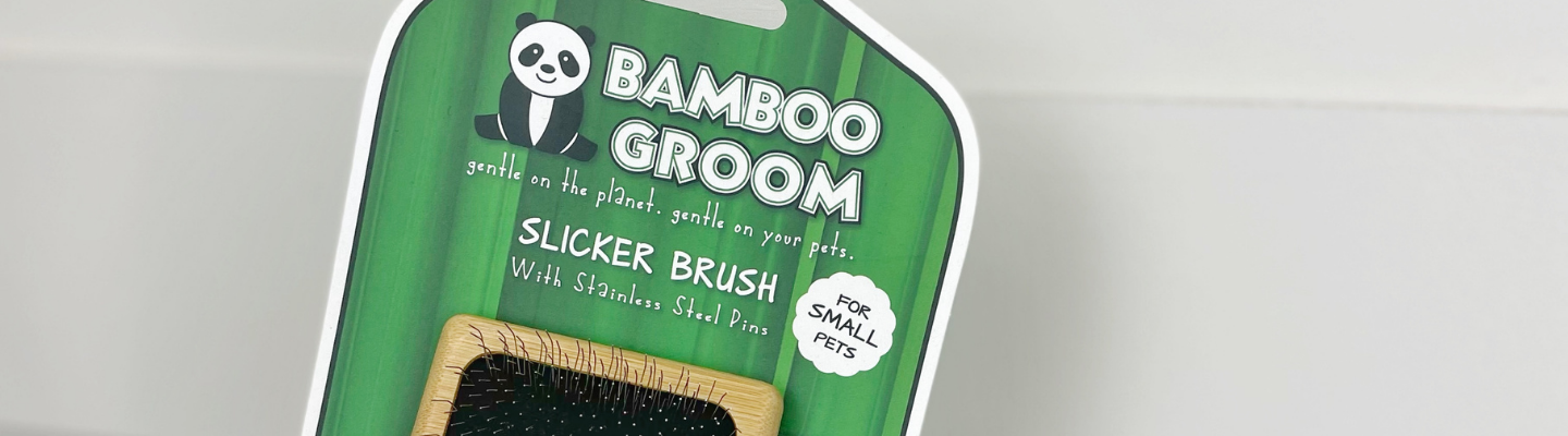 Bamboo Groom Pet Brushes & Combs