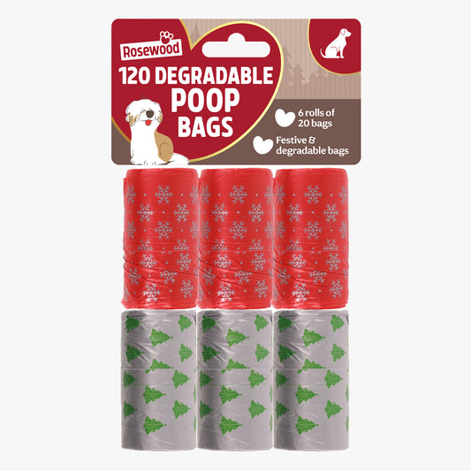 120 Xmas Poop Bags