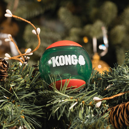 KONG Holiday Occasion Dog Ball Toy, Interactive Play Toys For Pets, Available Now at Lords & Labradors