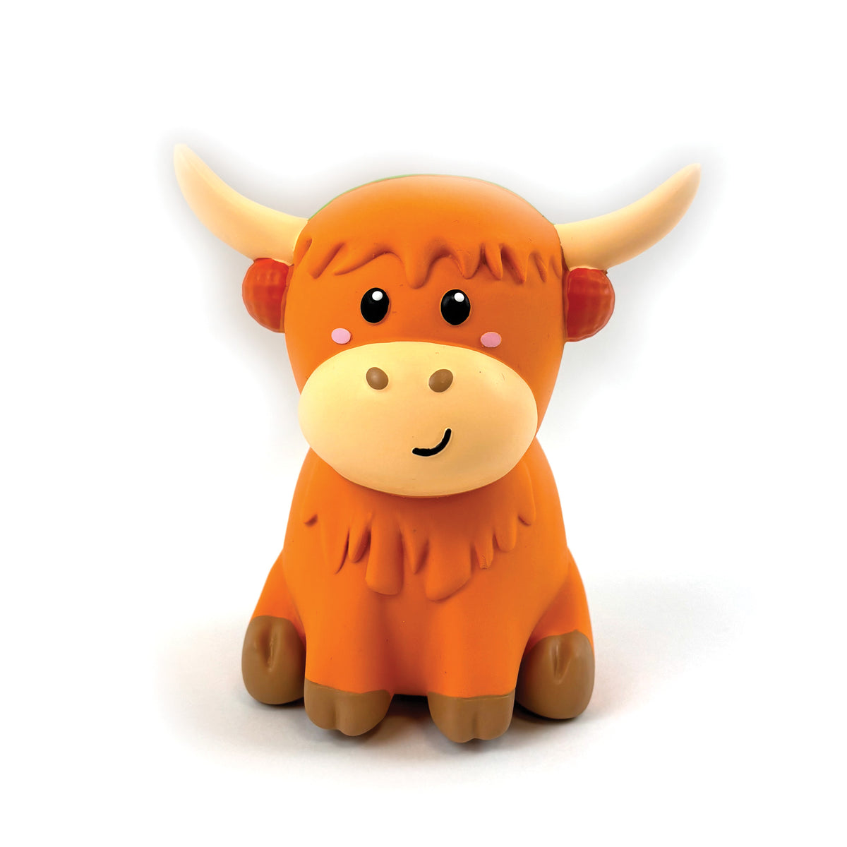 Happy Pet Highland Cow Latex Dog Toy