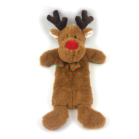 Happy Pet Ralph Reindeer Multi Squeaker Dog Toy