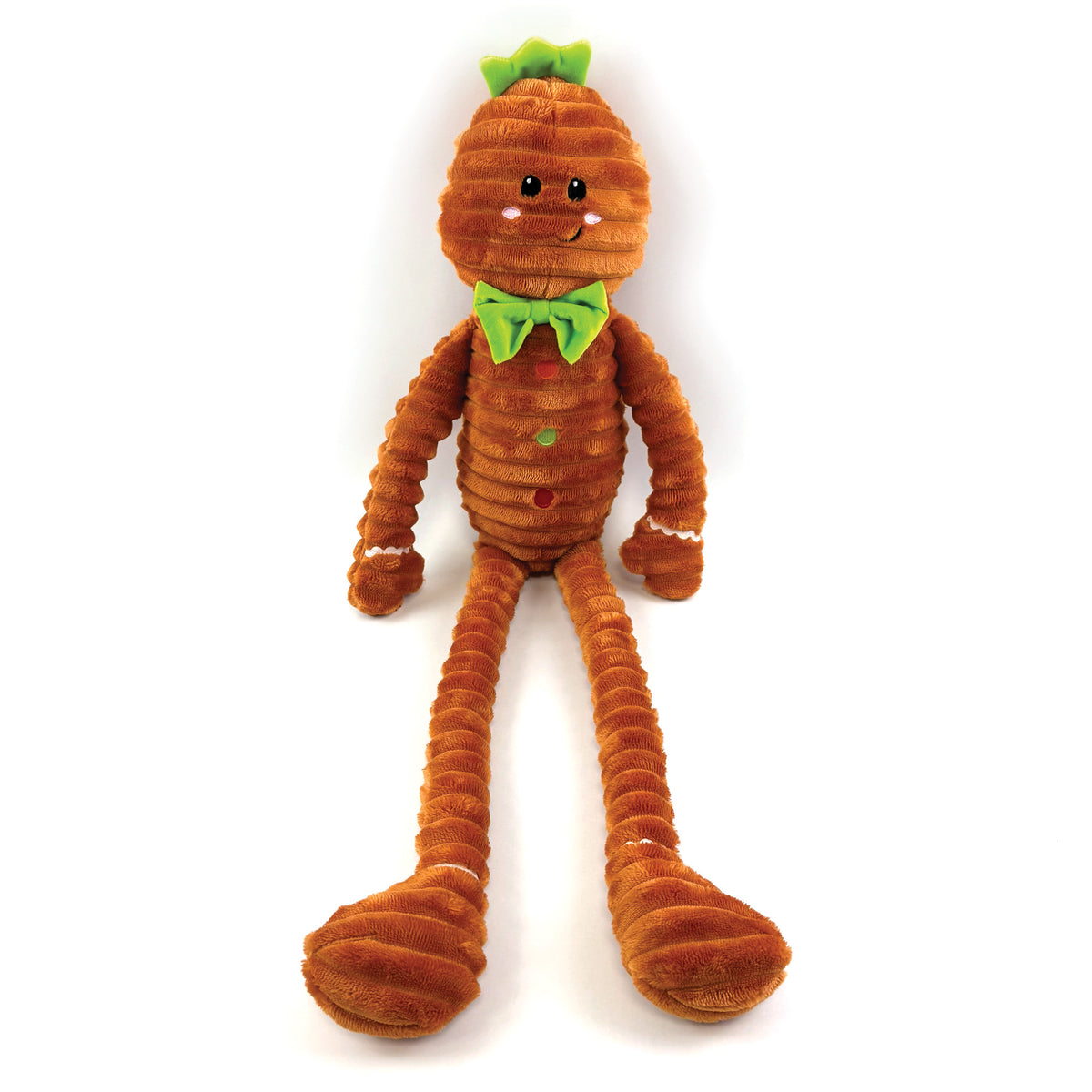 Happy Pet Jumbo Gingerbread Plush Dog Toy