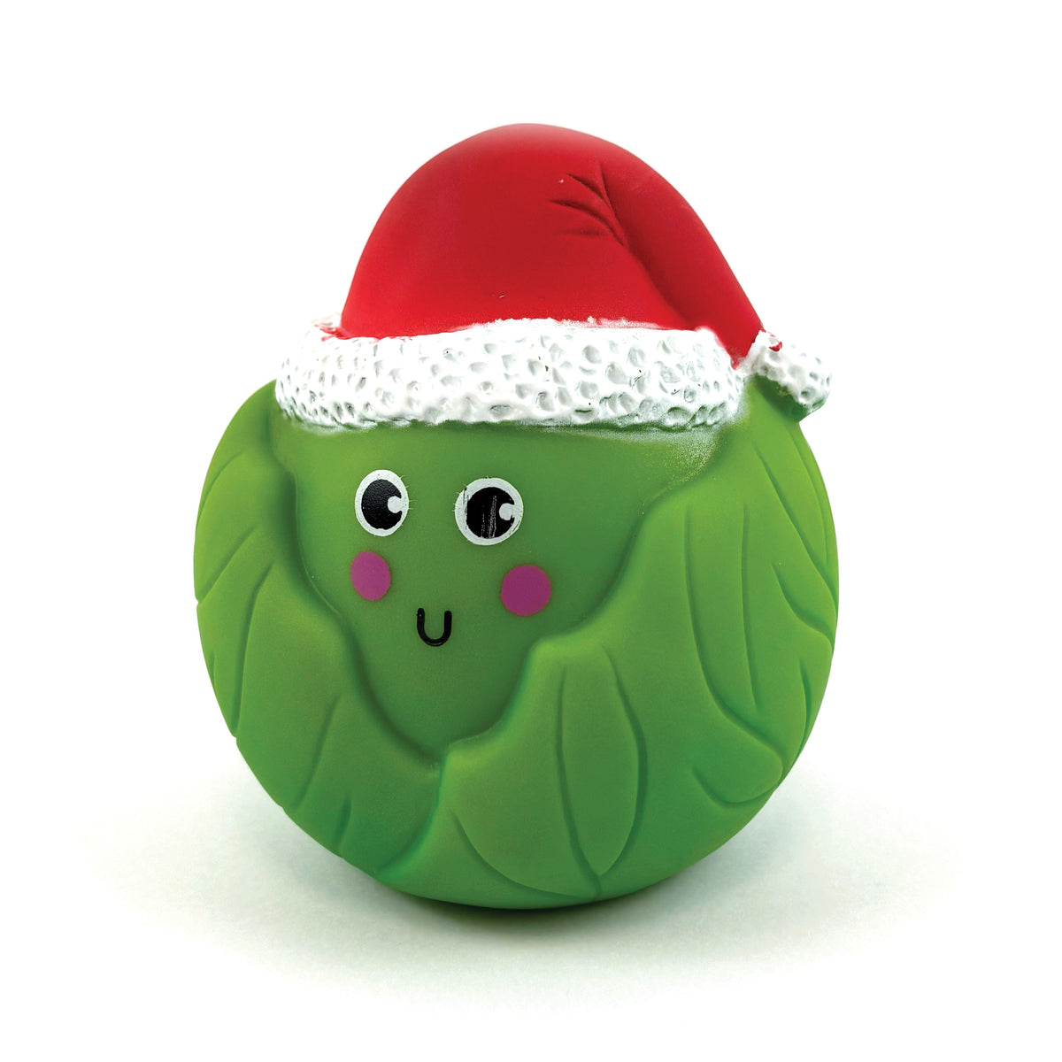 Happy Pet Brussel Sprout Vinyl Squeaky Dog Toy