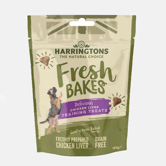 Harringtons Fresh Bakes Chicken Liver Dog Treats 100g