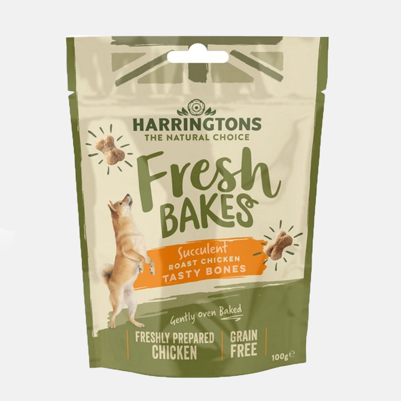 Harringtons Fresh Bakes Roast Chicken Tasty Bones 100g