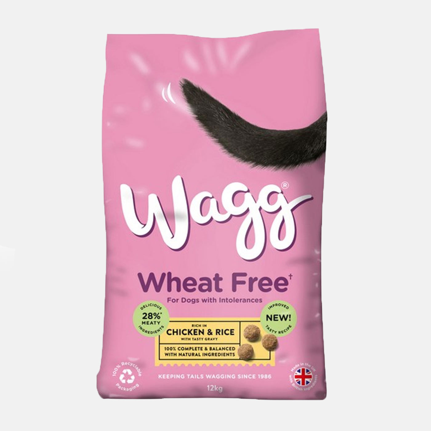Wagg Wheat Free Dry Dog Food with Chicken & Rice 12kg